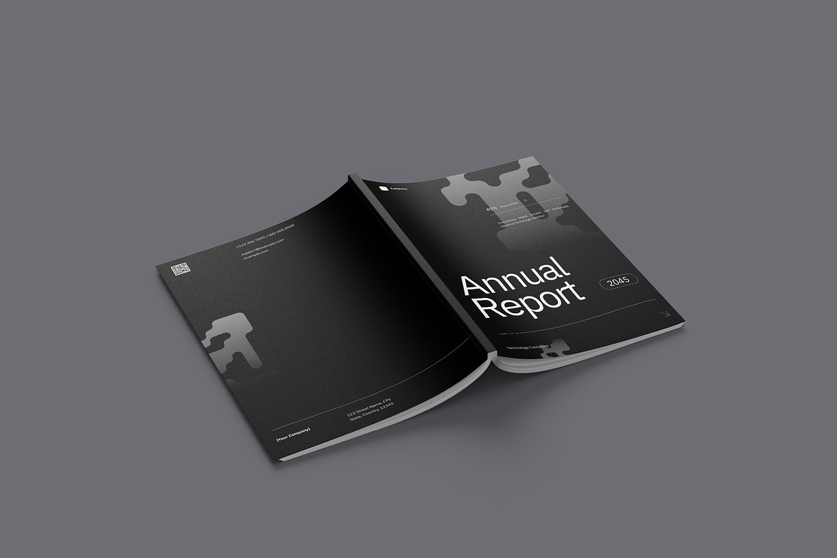 Technology Annual Report - Conneq, a Brochure Template by fakhroo (Photo 9 of 9)
