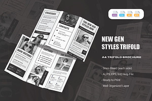 New Gen Styles Now Trifold Brochure