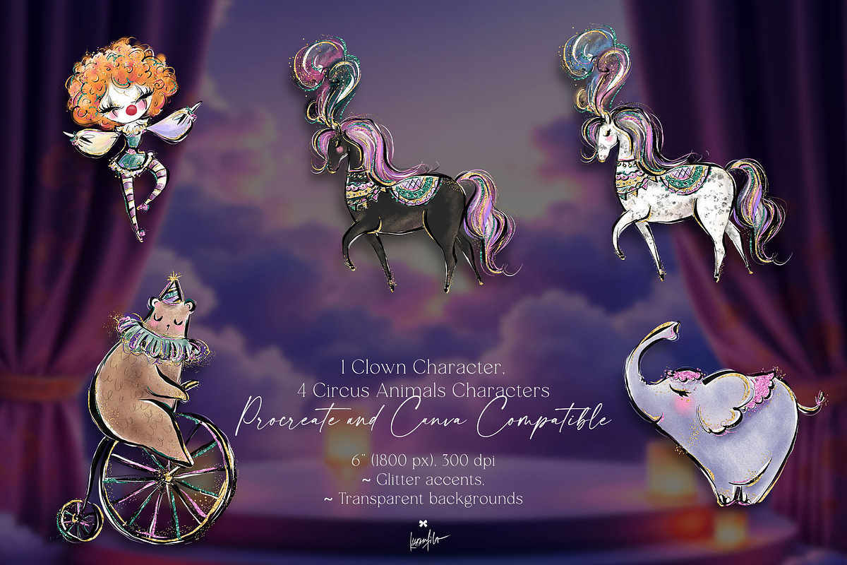 Circus Graphics Clipart PNG, a Sport Illustration by KaramfilaS (Photo 3 of 7)