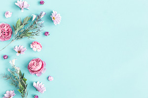 Flowers composition