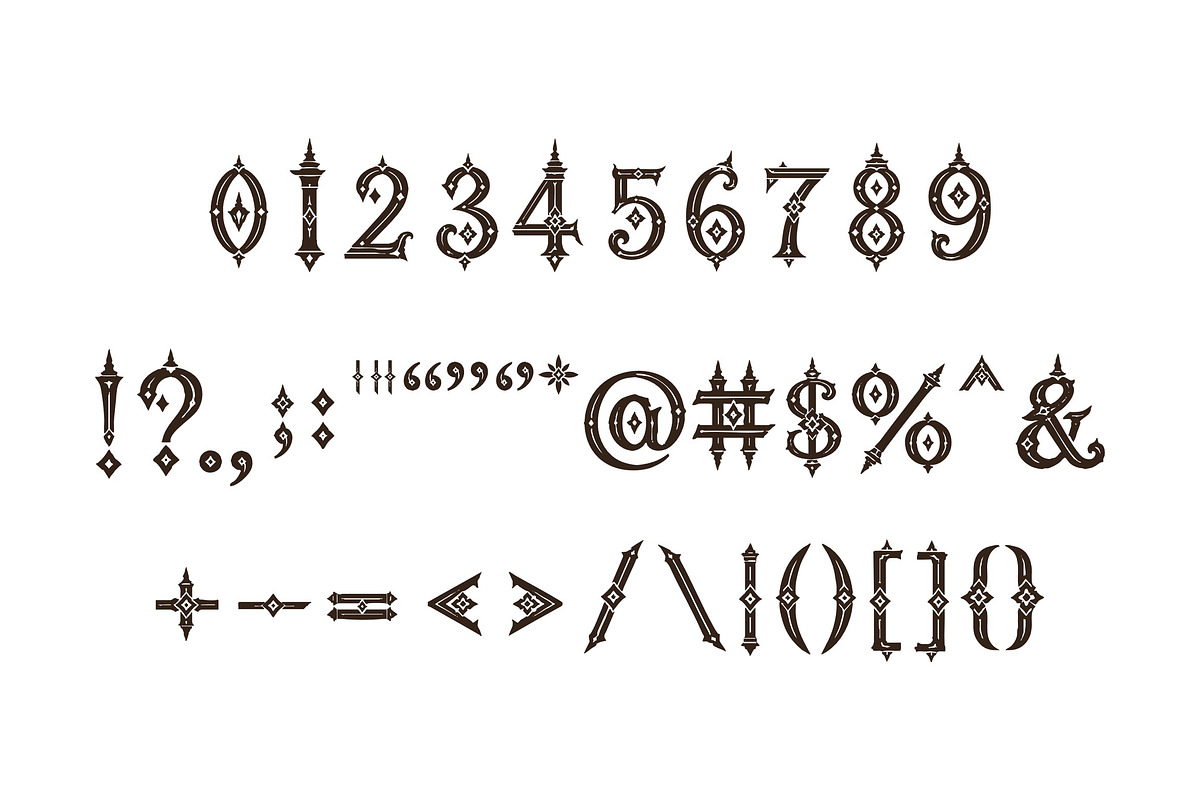 Nusantara Heritage, a Symbol Font by Art StoreID (Photo 5 of 12)