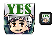 12 Blonde Hair Chibi Boy Emotes, an Illustration by Custom Fonts & Patterns (Thumbnail 12 of 12)