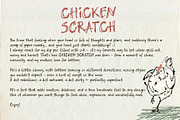 Chicken handwritten scribble font, a Handwritten Font by TD fonts (Thumbnail 3 of 10)
