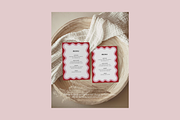 Pink Waves Menu Template, a Stationery Template by ForeverPrint (Thumbnail 9 of 12)