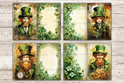 St. Patrick's Day Junk Journal Pages, a Seasonal Illustration by GlamArtZhanna (Thumbnail 2 of 10)