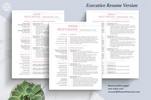 Creative Resume Template, Pink CV