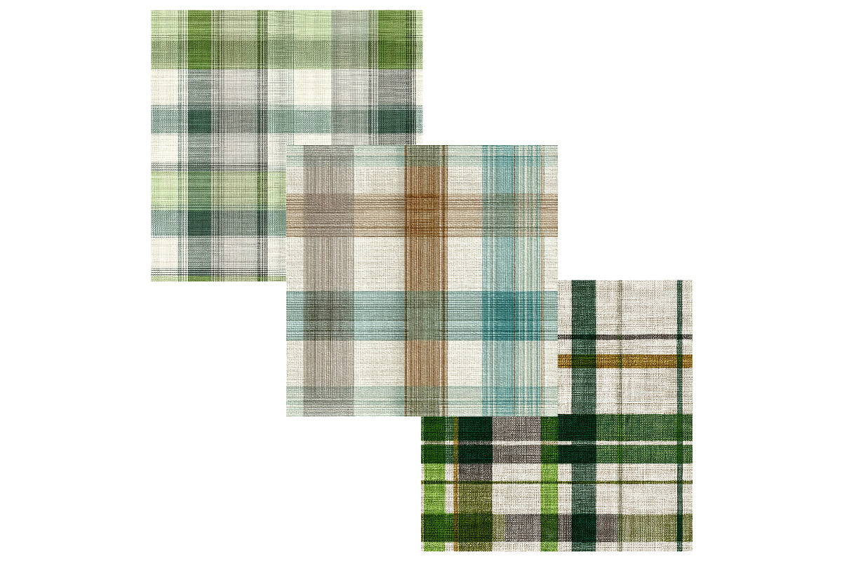 Emerald Green Tartan Plaid Pattern, a Texture Graphic by CitraGraphics (Photo 7 of 8)