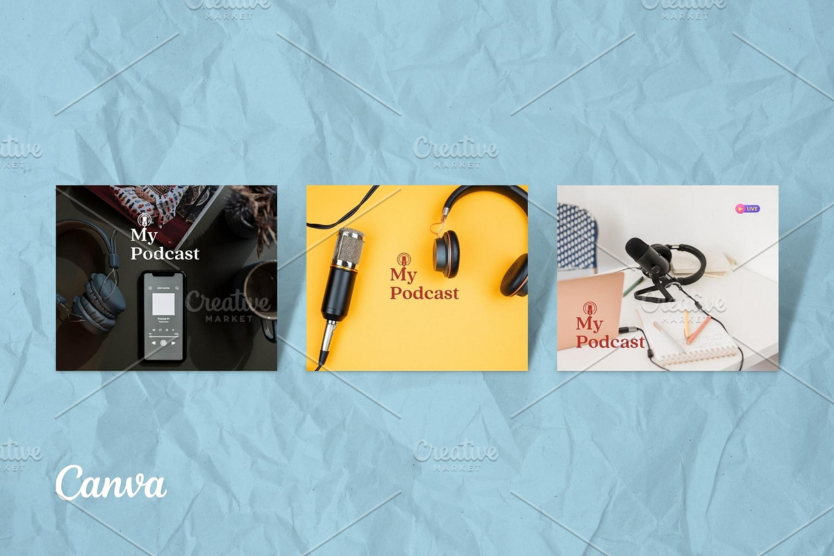 My Podcast - Social Media Template, a Social Media Template by Aji Gallery (Photo 12 of 16)