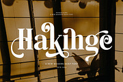 Hakinge - Elegant Serif Font, a Serif Font by TypeLogue (Thumbnail 1 of 5)
