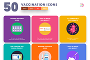 50 Vaccination Icons, an Outline Icon by Dighital (Thumbnail 6 of 10)