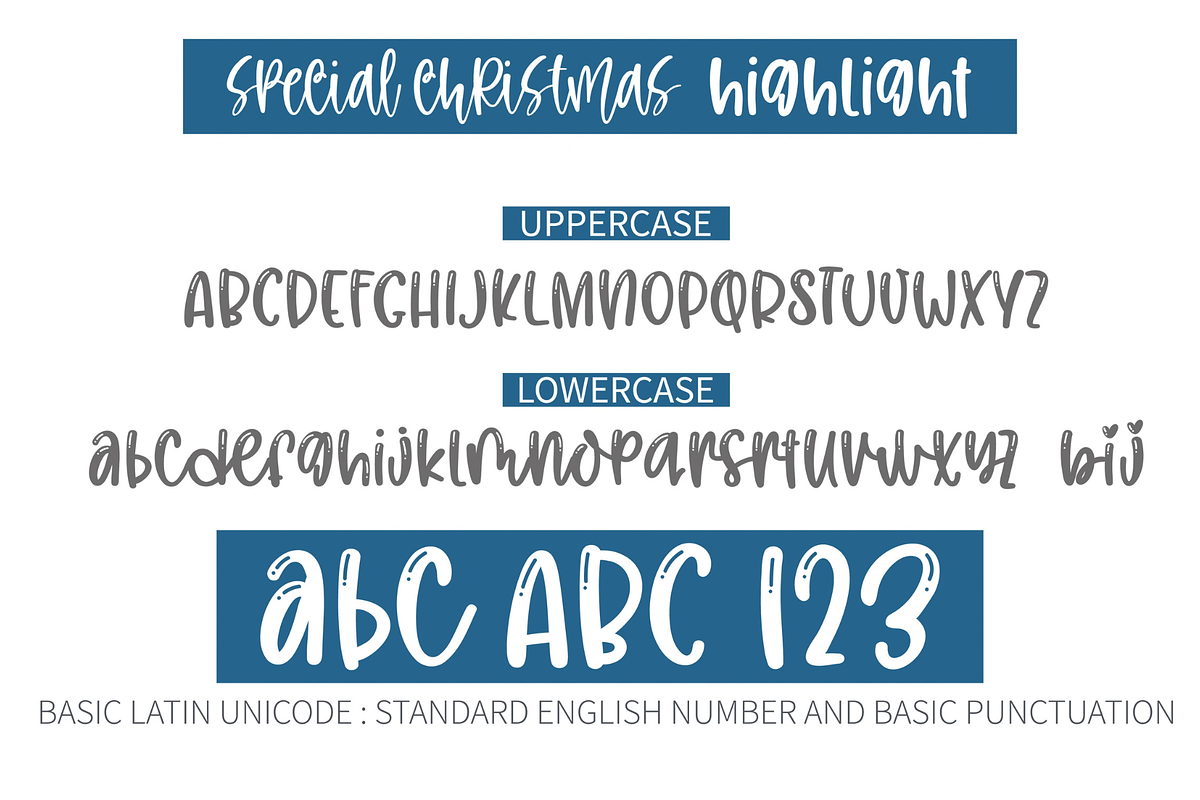 Special Christmas Font, a Handwritten Font by Akrinity Digital (Photo 3 of 8)