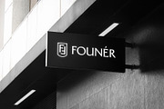 Logo Mockup Black Hanging Sign, a Product Mockup by Asylab (Thumbnail 3 of 5)