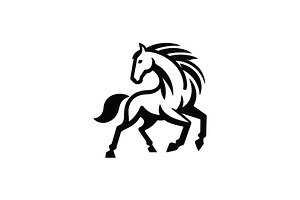 Creative Stallion Vector Logo, a Branding & Logo Template by Vectorium Studio