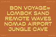 Kaligra Tropicana Sans, a Sans Serif Font by Kaligra.co (Thumbnail 6 of 22)