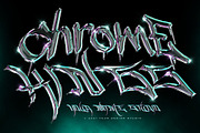 Chrome Text Effects Bundle 02, a Layer Style Add-On by Hyperpix Productions (Thumbnail 48 of 48)