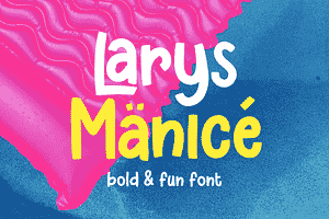 Larys Manice | Fun Font