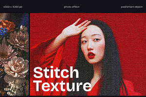 Stitch Texture Photo Effect, a Layer Style Add-On by tatiankaart