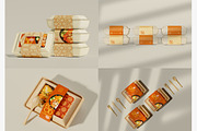 Food Container Packaging Mockup Set, a Cups & Container Mockup by Mego-studio (Thumbnail 9 of 10)