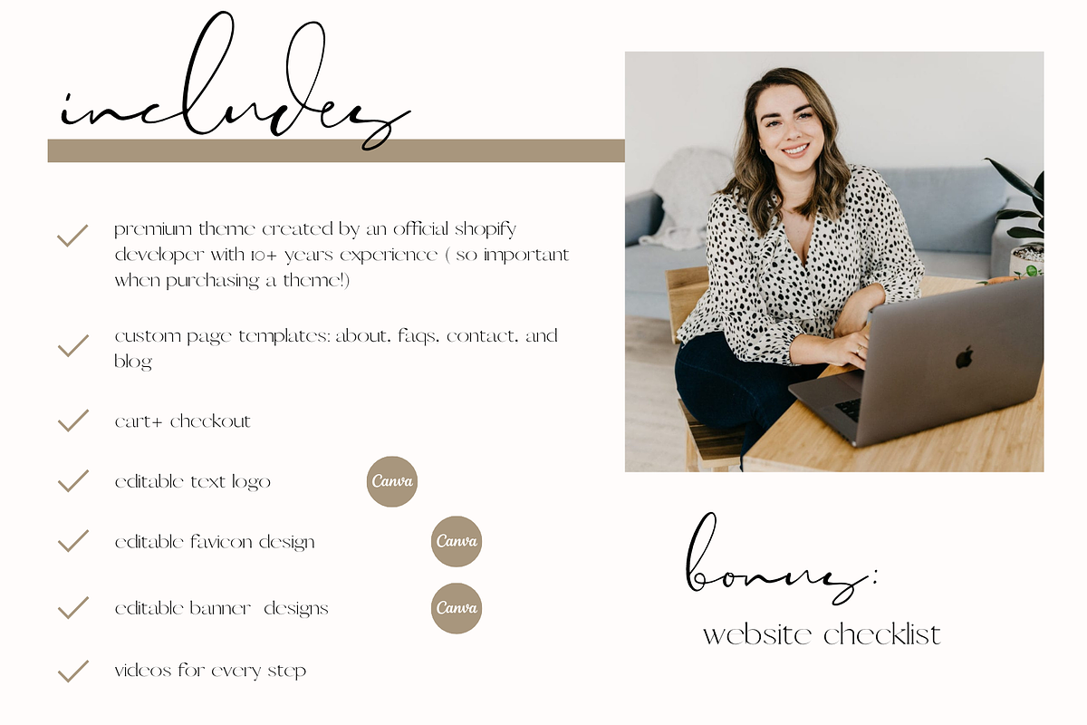 Neutral Shopify Theme | Whimsy, a Shopify Template by Easy Website Themes (Photo 3 of 6)