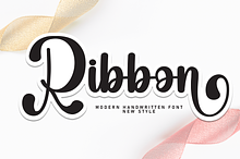 Ribbon | Script Font