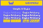 Eagle artillery font, a Font by weknow (Thumbnail 7 of 8)