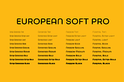 European Soft Pro - 30% SAVE, a Sans Serif Font by BULENT YUKSEL (Thumbnail 4 of 11)