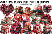 Valentine Books Sublimation Clipart, an Illustration by Designworld (Thumbnail 1 of 5)
