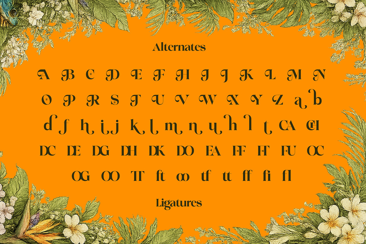 Roshine – Elegant Vintage Serif Font, a Serif Font by Vampstudio (Photo 12 of 12)