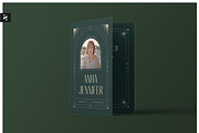 Green Aesthetic Funeral Program, a Brochure Template by Neermana (Thumbnail 1 of 4)