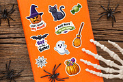 Halloween Stickers Vector, an Object Graphic by Iryna Denysova (Thumbnail 6 of 6)
