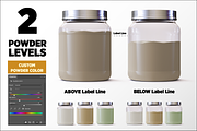 2lb Whey Protein Jar Mockup C3-Pro, a Packaging Mockup by Design Warlord (Thumbnail 4 of 17)