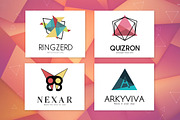 Futuristic & Geometric Logos Bundle, a Branding & Logo Template by AN Productions (Thumbnail 35 of 47)