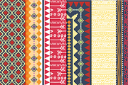 Seamless Aztec Tribal Patterns, a Background Graphic by Digibonbons (Thumbnail 3 of 4)