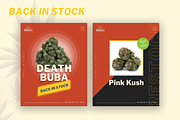 Smoke G | Cannabis Instagram Pack, a Social Media Template by byalikhan (Thumbnail 5 of 9)