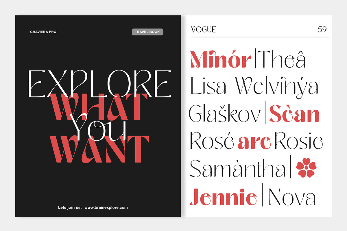 Chaviera Pro Family, a Sans Serif Font by INKSUN™ (Photo 6 of 12)