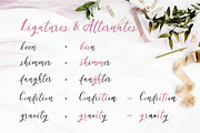 Forever Love: A Calligraphy Font, a Script Font by Cottonwood312 (Thumbnail 9 of 11)