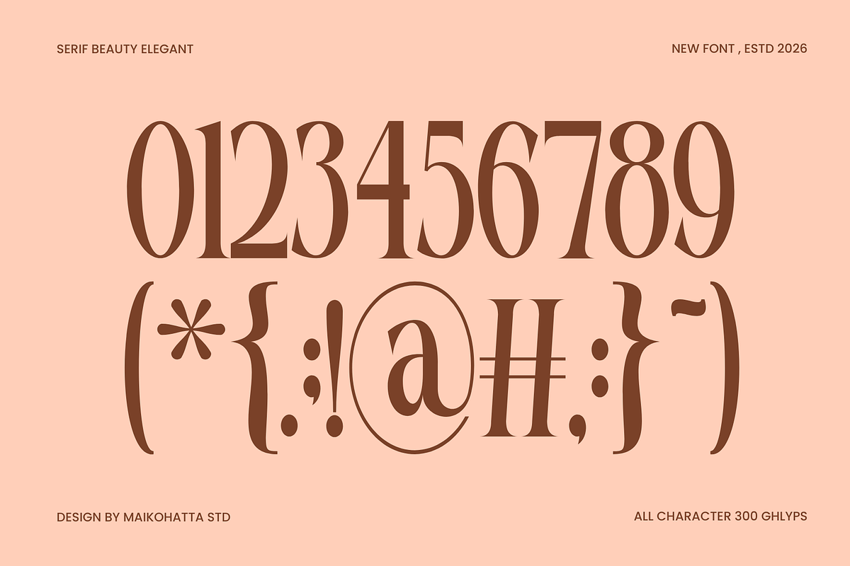 Elient – Elegant Fashion Serif Font, a Serif Font by MaikoHatta (Photo 8 of 9)