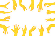 Reaching Hands Frame, a Person Illustration by PsychocheArt (Thumbnail 2 of 3)