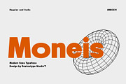 Moneis Modern Sans Typeface, a Sans Serif Font by RantautypeStudio (Thumbnail 1 of 15)