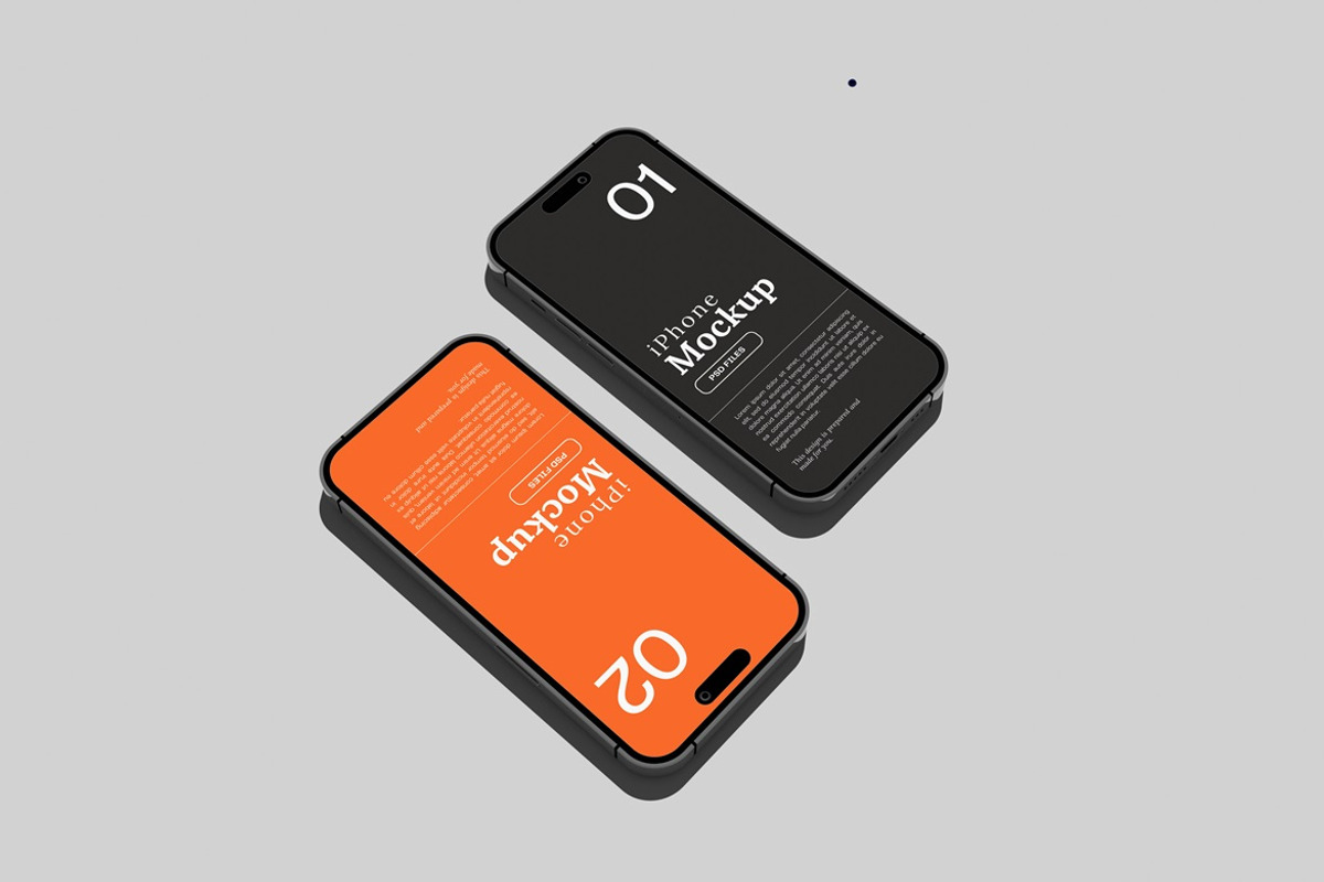 iPhone 15 Pro Max Mockups, an iPhone Mockup by AndikaGraphic (Photo 4 of 7)