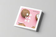 Four Fold Square Brochure Mock-up, an Advertising Mockup by zippypixelstudio (Thumbnail 7 of 13)