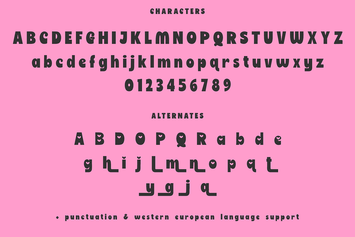 Pinky Promise Sans Font, a Sans Serif Font by Beck McCormick (Photo 10 of 10)