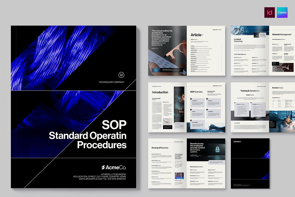 Standard Procedures Brochure Templat, a Brochure Template by BrandPacks (Photo 1 of 6)