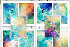 Turquoise Watercolor paper pack