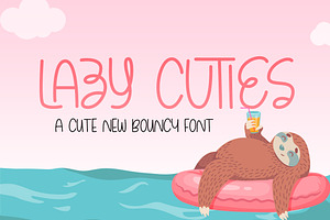 Lazy Cuties Font