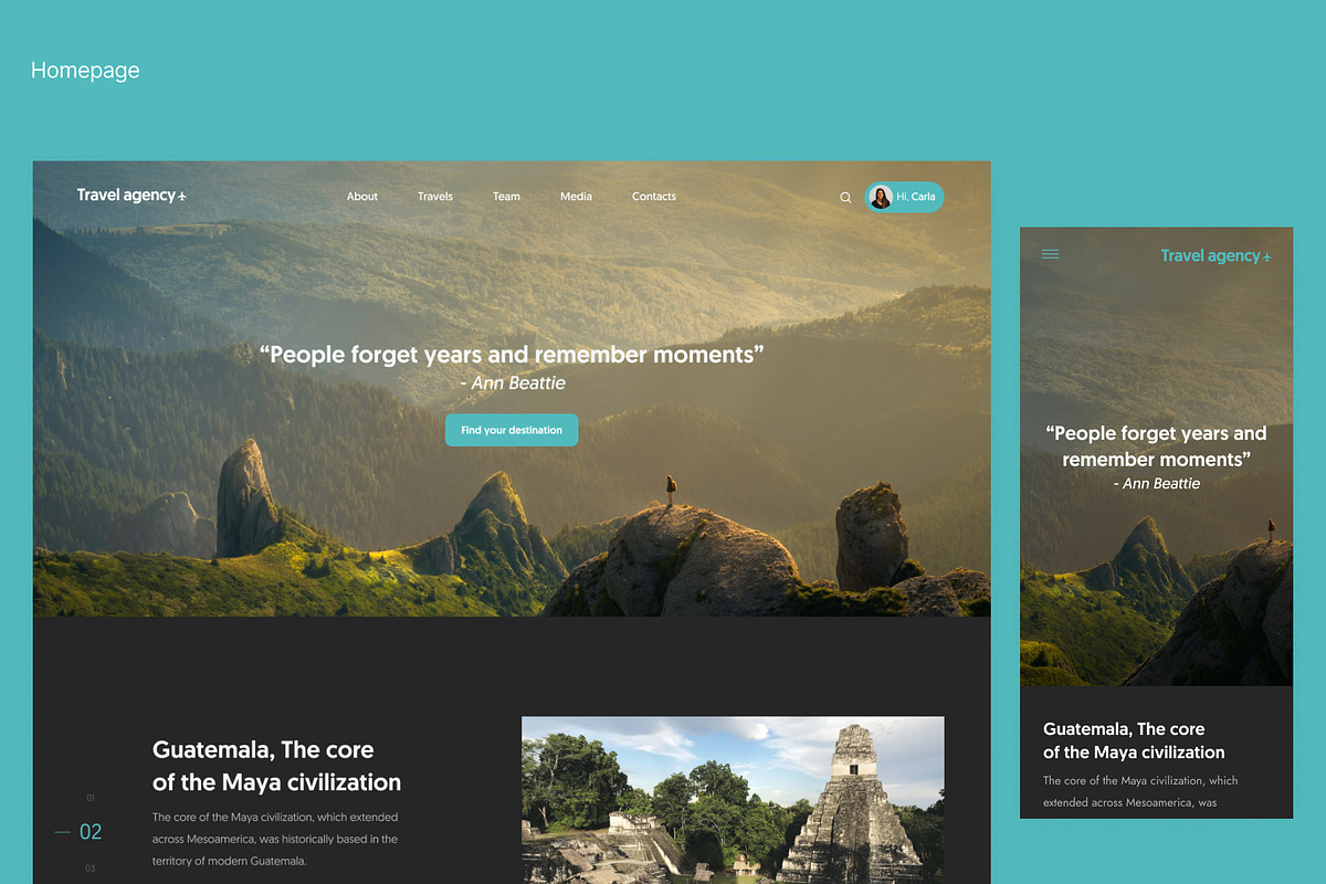 Website with Blog Figma UI Template, an UI Kit Template by danielsantinhos (Photo 4 of 9)