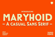 TOMO Maryhoid, a Font by TOMO Fonts (Thumbnail 1 of 15)
