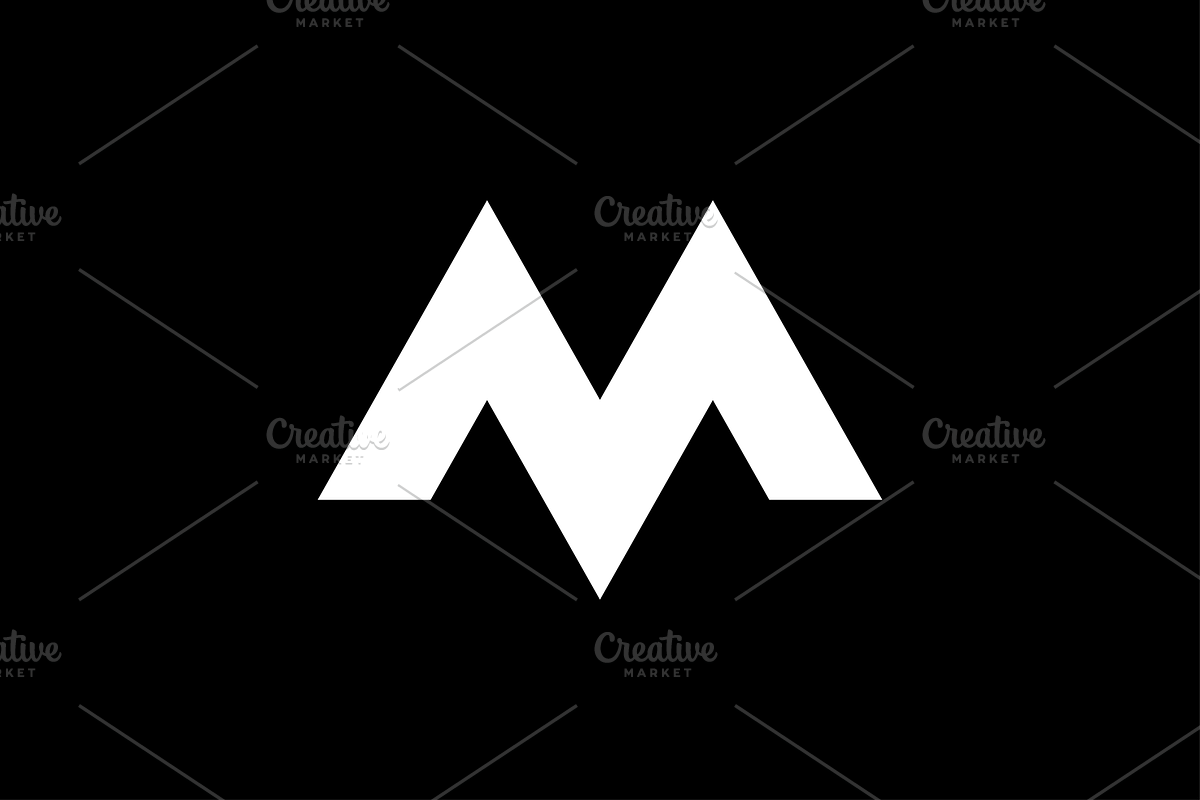 Letter M Logomark Logo