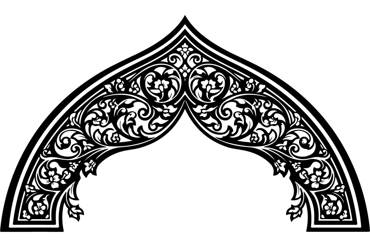 Arabic Ornamental Arch Vector, a Decorative Illustration by Designer_Momina (Photo 3 of 14)