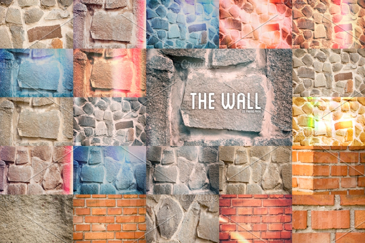 The Wall - 22 photos pack, a Texture Graphic by Punto Photo (Photo 2 of 3)